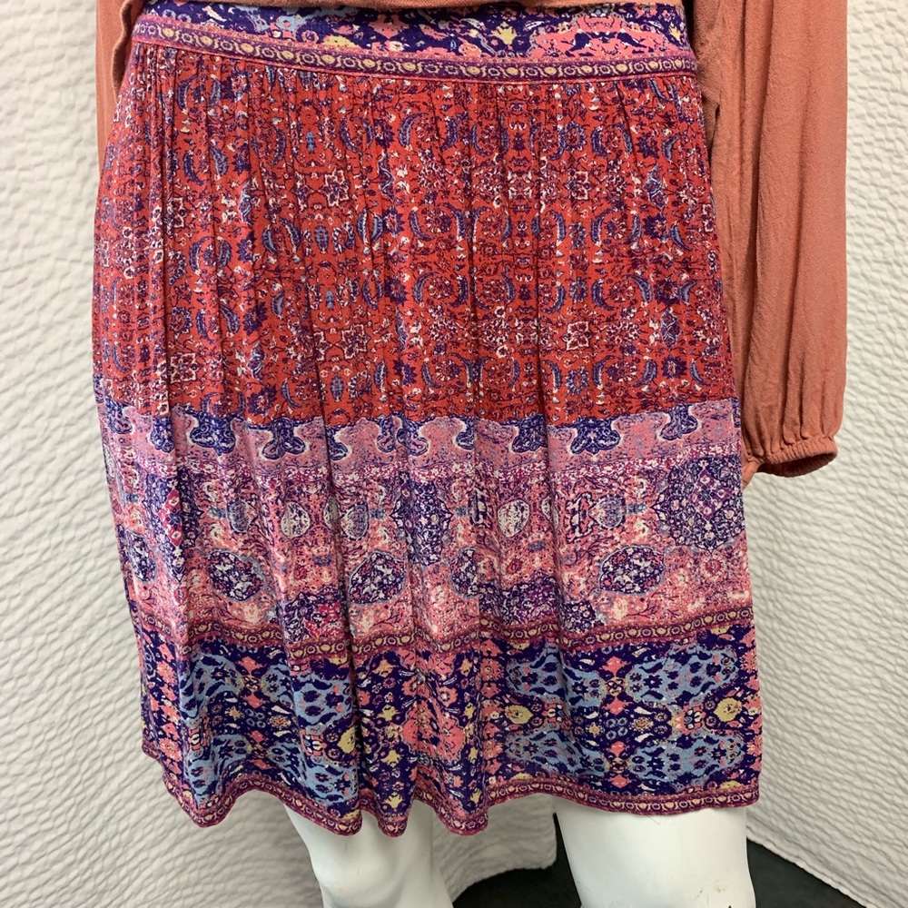 Lucky Brand Floral Skirt Size S